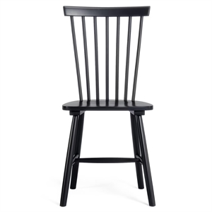 Department Wood H17 Sedia da Pranzo Windsor Nero